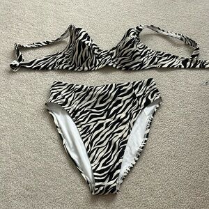 Zebra bikini set